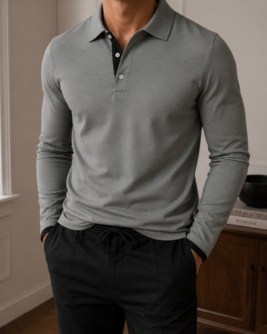 Grey Polo Shirt - Beaulin Paris