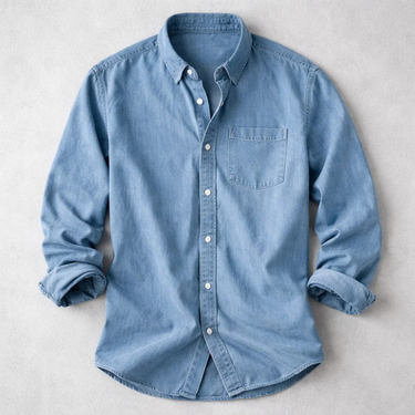 Light Blue vintage shirt - Beaulin Paris