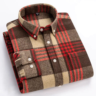 Red flannel shirt - Beaulin Paris