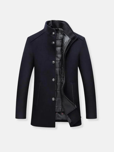Navy coat - Beaulin Paris