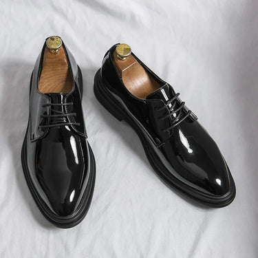 Deep Black derby shoes - Beaulin Paris
