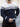 Navy colour block sweater - Beaulin Paris
