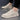 Beige leather effect sneakers - Beaulin Paris