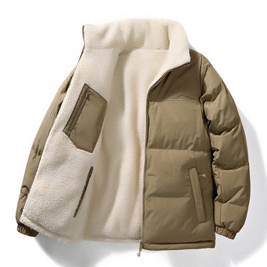 Khaki reversible puffer - Beaulin Paris