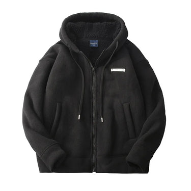 Black zip hoodie - Beaulin Paris