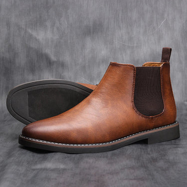 Brown slip-on boots - Beaulin Paris