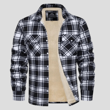 Grey lined overshirt - Beaulin Paris