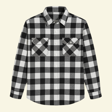 White flannel shirt - Beaulin Paris