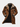 Brown shearling-look coat - Beaulin Paris