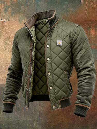 Green quilted jacket - Beaulin Paris