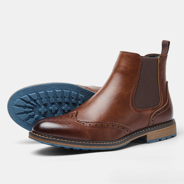 Brown chelsea boots - Beaulin Paris