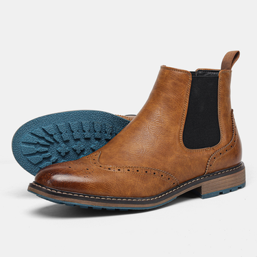 Light Brown chelsea boots - Beaulin Paris