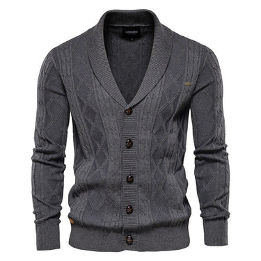 Dark Grey Cardigan - Beaulin Paris