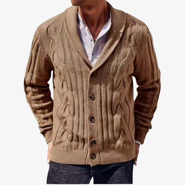 Khaki Cardigan - Beaulin Paris