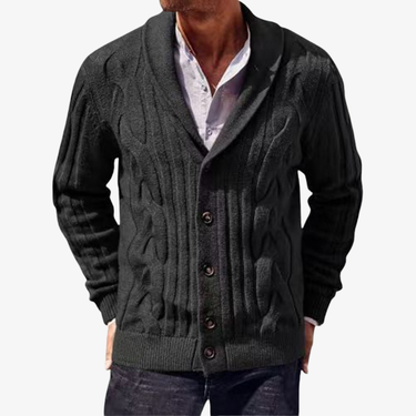 Dark Grey Cardigan - Beaulin Paris