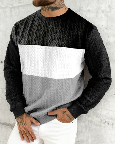 Men's Riviera Jacquard Sweatshirt — Beaulin Paris