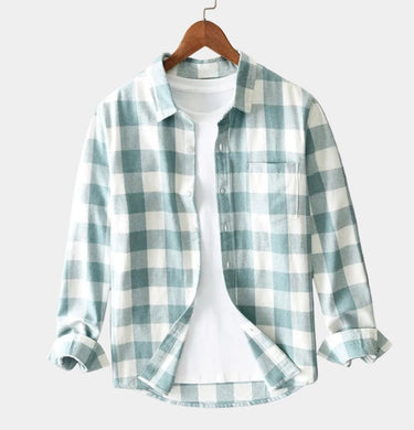 Green checked shirt - Beaulin Paris