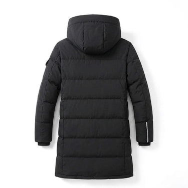 Black long puffer coat - Beaulin Paris