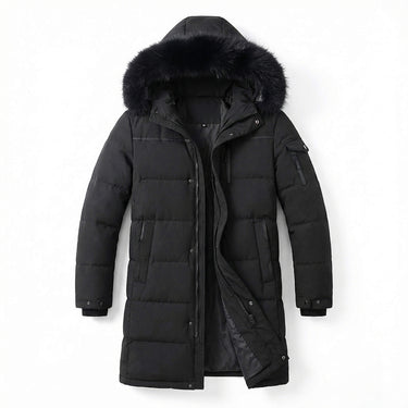 Black long puffer coat - Beaulin Paris