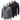 Black waffle knit cardigan - Beaulin Paris
