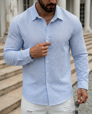 Light Blue Shirt - Beaulin Paris