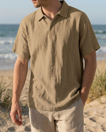 Khaki Shirt - Beaulin Paris