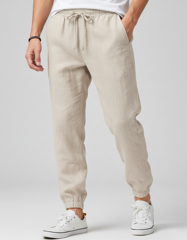 Beige Trousers - Beaulin Paris