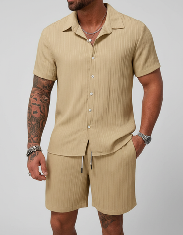 Beige Co-Ord Set - Beaulin Paris