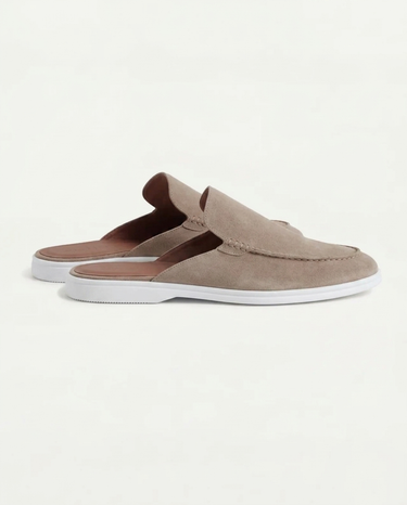 Beige Mules - Beaulin Paris