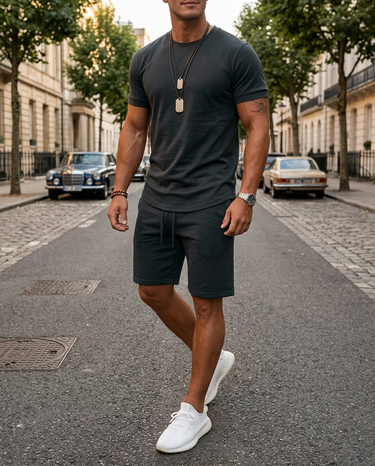 Black Co-Ord Set - Beaulin Paris