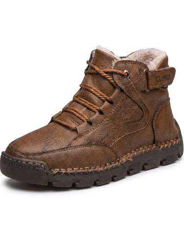 Baskets Montantes Homme - Marron Foncé - Beaulin Paris