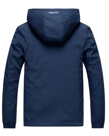 Blouson Homme Coupe-Vent à Capuche