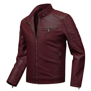Blouson en Simili Cuir Homme Style Motard
