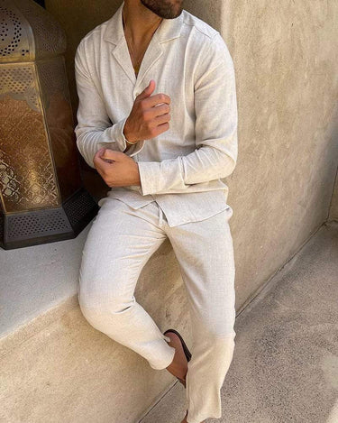 White Co-Ord Set - Beaulin Paris