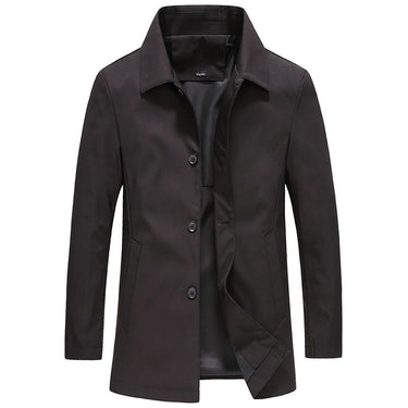 Black classic collar coat - Beaulin Paris