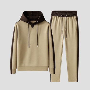 Beige hooded tracksuit - Beaulin Paris