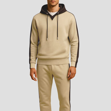 Beige hooded tracksuit - Beaulin Paris
