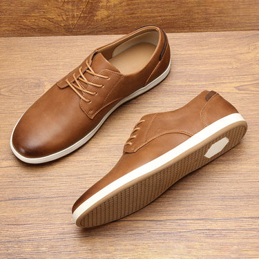 Light Brown derby sneakers - Beaulin Paris