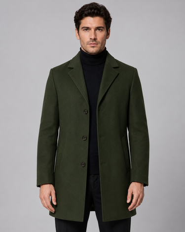 Green coat - Beaulin Paris