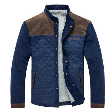 Navy quilted jacket - Beaulin Paris