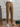 Light Brown pleated trousers - Beaulin Paris