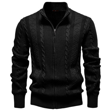 Black zip-through jumper - Beaulin Paris