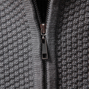 Black zip-through jumper - Beaulin Paris