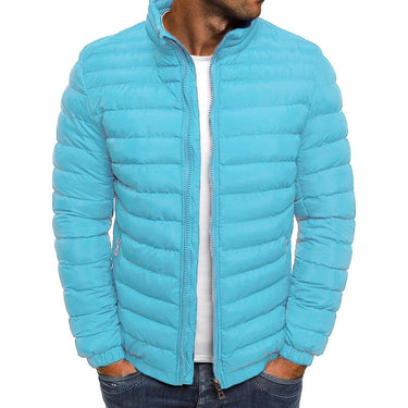 Light Blue puffer jacket - Beaulin Paris