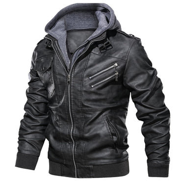 Dark Grey hooded jacket - Beaulin Paris