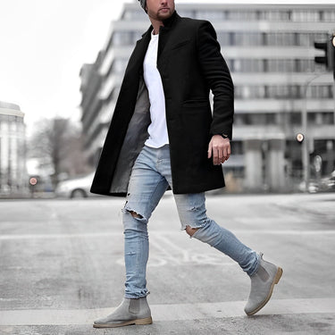 Black tailored coat - Beaulin Paris