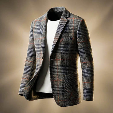 Grey houndstooth blazer - Beaulin Paris