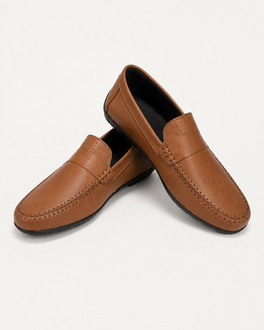 Light Brown Loafers - Beaulin Paris