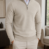 Beige Knit Sweater - Beaulin Paris
