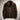 Dark Brown zip cardigan - Beaulin Paris